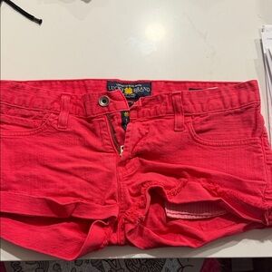 Lucky Brand Women's Bright Pink Jean Shorts